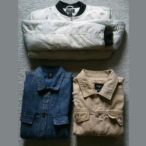 Bundle of 3 Mens Jackets Size M H&M Forever21